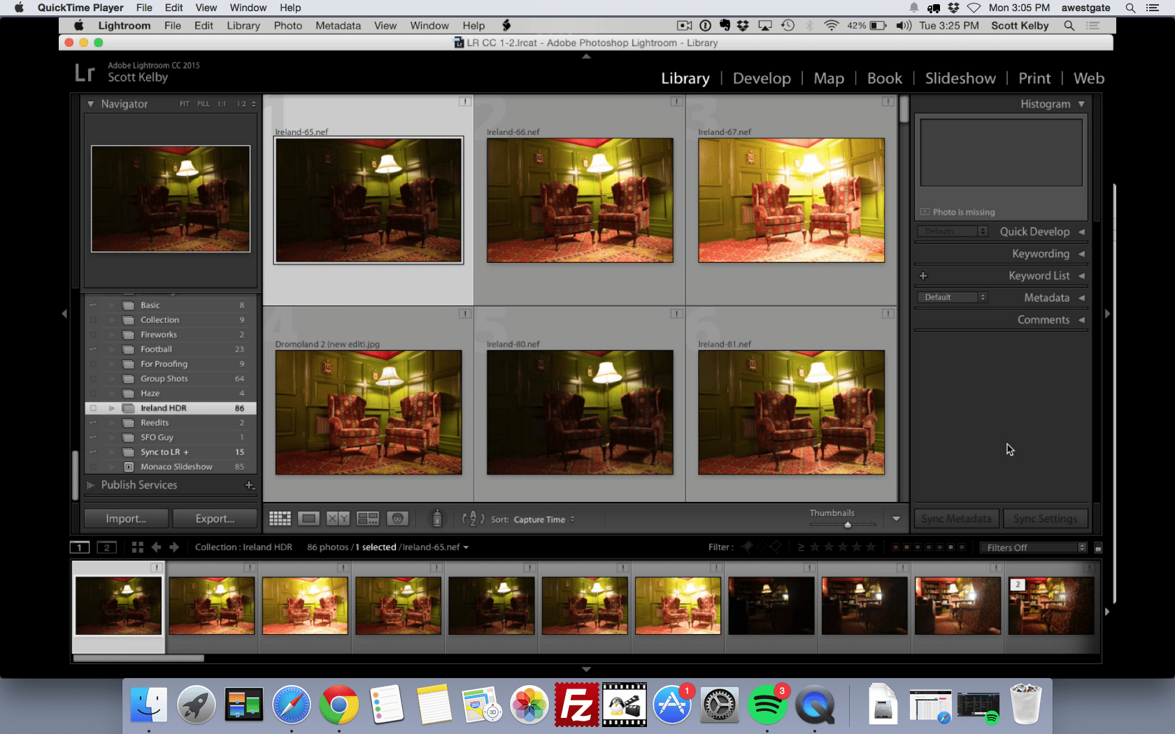 The Hidden Library Module Filter Bar in Lightroom Quick