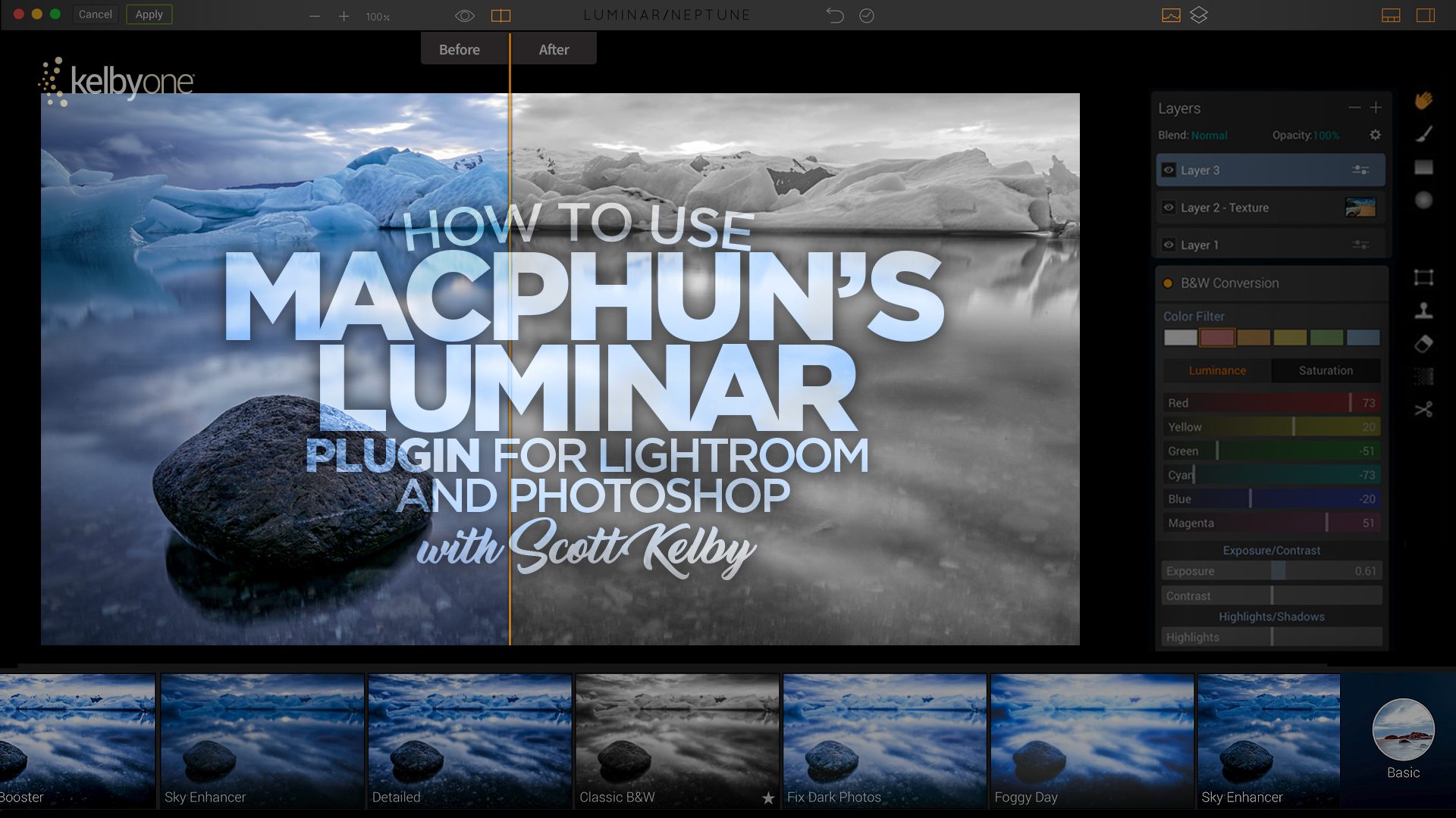KelbyOne - How To Use Macphun's Luminar Plugin For Lightroom and Photoshop 2 KO VIDEO NOTC SKelby MacphunLuminar