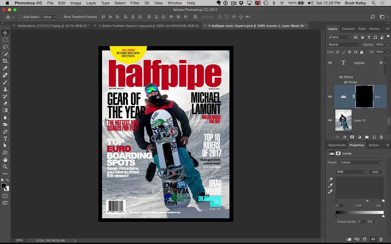 Invert the Layer Mask on an Adjustment Layer Quick Tutorial